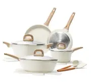 14 Pcs Pots and Pans Set, Nonstick Cookware Sets, Granite Induction Cookware