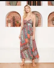 Tigerlily Kefalonia Becca Midi Dress RRP$209 size:8