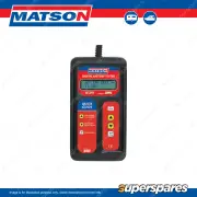 Matson Digital Storage Battery Tester Suit for testing 12V 2-200Ah batteries