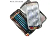 Derwent Double Layer Colour Pencils Tin Case Storage Portable