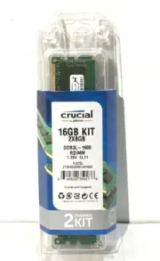 Crucial Technology 16GB PC3-12800 DDR3 ECC SDRAM DIMM Kit CT2K8G3ERSLS4160B ✅ ✅