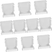 GLEAVI 10pcs White Cardboard Shipping Boxes Small Business Packaging And Mailing Boxes Cardboard Mailing Small Items