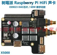 在飛比找露天拍賣優惠-Raspberry Pi樹莓派ES9023 DAC HiFi