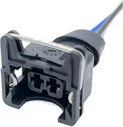 BIZOCA 2-pin AMP Compatible Injector Connector (Mini Timer) Waterproof Connector Harness Plug(2P Female,10 Pcs)
