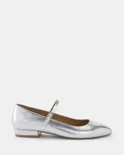Shelly Shen Lexi/Silver Patent Womens Casuals 06
