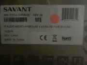 PAIR OF SAVANT SYSTEMS IP AUDIO MICRO APERTURE ADD-ON EDG-4-SAT-R-00