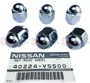 GENUINE Nissan Caravan E25 Pulsar N13 N14 N15 Wheel Nut Chrome 6 pcs (for: Nissan)