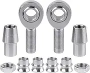 Car Ball Joints 2pcs Heim Joint Rod End Kit 3/4 Inch Heim Joint Rod Right & Left Thread Suspension Steering Joints with Spacer Ball Joint Assembly