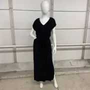 SPLENDID Evian Maxi Dress Women's Size S Black RM3D420