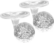 Mipcase 2 Sets Bubble Ball Holder Set Desktop Fire Hydrant Fire Hydrant Decor Spare Spring Bait Lanyard Plug Cap Plug Hole Plug Material Decoration Indoor Fire Hydrant Transparent Glass