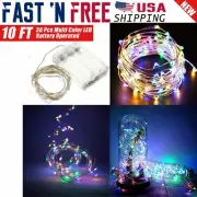 Wideskall 30 FT 30 Multi-Color LED String Table Christmas Tree Lights Deco...