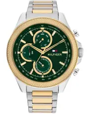 [Tommy Hilfiger] Clark Stainless Steel Watch in Green