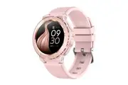 Smart watch: Bluetooth Calling, Fitness Tracker, IP68 Waterproof - Pink Smartwatch