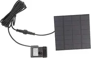 Solar Water Pump Submersible Fountain Pumps Solar Bird Bath Pump Floating Water Pump for Bird Bath Solar Powered Pond Pump Outdoor Pools Waterfall Pump Solar Panel Pond Pump Silver