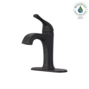 Ladera Single Handle Single Holebathroom Faucet in Tuscan Bronze