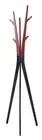 Proman Products Wooden Coat Rack Stand with Tripod Form Base and 6 Hanger Hooks