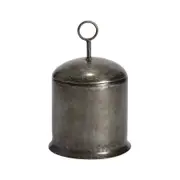 Willow & Silk Vintage Metal 18cm Silver Bell Door/Garden/Home Decor/Ornament