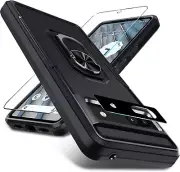 Google Pixel 7a Case military Grade Shockproof with Kickstand,Screen Protector