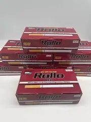 600 X Rollo 5.5mm Micro Slim Red 20mm Filter Tubes. FREE SHIPPING