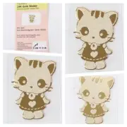Pretty Girl Cat Sticker Laptop Tablet Device Smart Mobile Cell Phone JNK Design