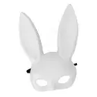 Bunny Mask Halloween Bunny Mask Half Face Adorable Rabbit Cosplay Mask Accessory