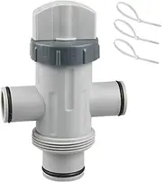 Pool Dual Split Hose Plunger Valve Compatible with Intex Pool Parts, Accessories Replacement fo Filter Circulation System (1pc)