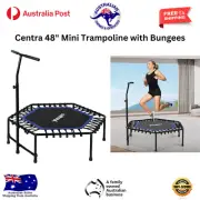 Centra 48" Mini Trampoline with Bungees Home Gym Fitness Exercise Sports Cardio