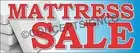 1.5'X4' MATTRESS SALE BANNER Signs Serta Tempur-Pedic Beds Pillowtop Mattresses