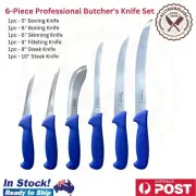 Diekensen Butchers Knife Set Boning Skinning Steak Knives & 8" Filleting Knife