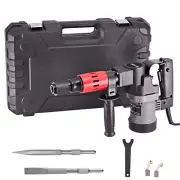 1000W Electric Chipping Jack Hammer Demolition Hammer Concrete Chisel Bit Set