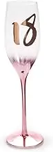 Tallulah DN-TBC_18 18th Birthday Blush Champagne Glass, Clear