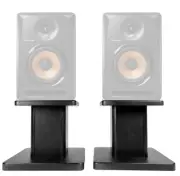 Rockville 8” Black Studio Monitor Speaker Stands For Pioneer DJ Bulit8