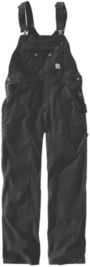 Carhartt Crawford Women's Bib Overall, black, Size XS