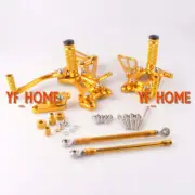 Gold Motorcycle Rearsets Foot pegs fit Honda CBR 600RR F5 2007-2014 New