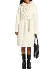 [Marcs] Anna Wool Blend Coat in Ivory