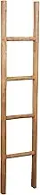 W33XDP5,5,XH150 cm Sized Made in Italy Wood Made Antiqued Natural Finish Ladder