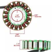 Stator & Gasket for Kawasaki VN800 Vulcan 800 Drifter Classic 1995-2006