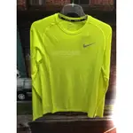 [歐鉉]AS M NIKE DRI FIT KNIT TOP LS 螢光 慢跑 運動長袖 男生 833566-358