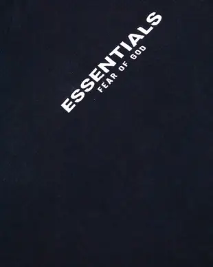 Essentials Classic Logo Tee. (Black) logo Tee