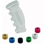 Hurst Pistol Grip Shifter Handle - Silver, Aluminium, HU1531000