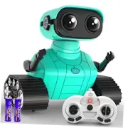 Hamourd Robot Toys - Kids Toys Rechargeable RC Robots, Standard Jade Green