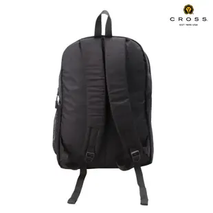 【CROSS】頂級 名牌 後背包 雙肩包 旅行包 肩背包 筆電包(黑色)