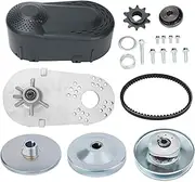 BLACKHORSE-RACING 1" Go Kart Torque Converter CVT Comet Clutch Go Kart Clutch Replaces Comet 219554A 203814A TAV2 30-75 Yerf Dog Manco Mini Bike 10T #40/41 Chain