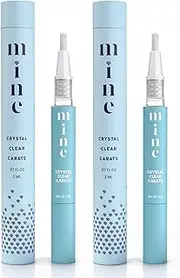 [The Mine Company] Crystal Clear Carats Jewelry Cleaning Pen for On-The Go - Natural and Premium Shine Solution - Portable Travel and Gemstone Sized Cleaner (2 Pack), Non-Precious Metal, all