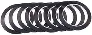 DOITOOL 10pcs Black Pinstripe Tape for Whiteboard Adhesive Grid Marking Tape Easy Removal Whiteboard Adhesive Tape Art Border