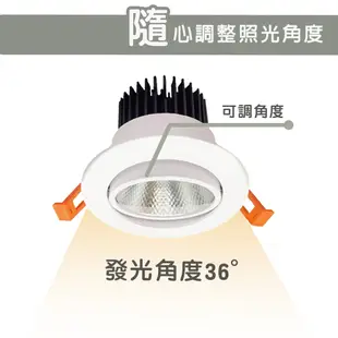 〖樂亮〗含稅 LED COB崁燈 30W 21cm 黃光/白光 普瑞COB芯片 光彩 (8.8折)