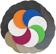 Naitesi Store 30pcs 150mm /6" Inch Grit 1000-4000 Water & Dry Sanding Discs Hook & Loop Sandpaper