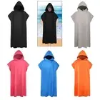 Microfiber Surf Poncho Swim Beach Towel Changing Bath Robe for Pool Travel