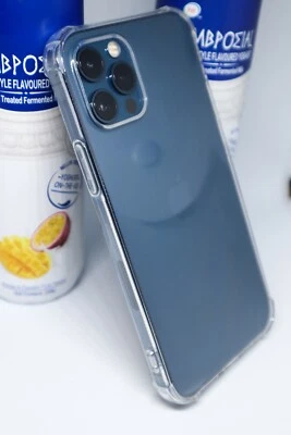 For iPhone 12, Mini, Pro, Pro Max case Shockproof Crystal Clear Slim Cover Soft