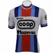 Mens Retro Coop Hoonved Cycling Jersey Bicycle Jersey Cycling Shirt Cycling Tops